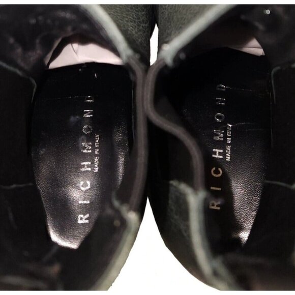 John Richmond Leather Chelsea Boots Size 39 US 9 Womens Blue $595 - Picture 10 of 10